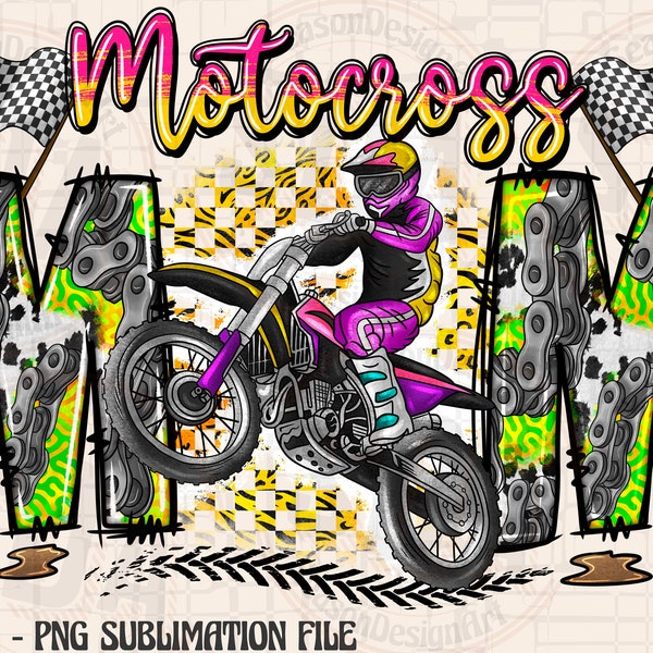 Motocross mama png sublimation design download, Mother's Day png, mom life png, moto mom png, sublimate designs download