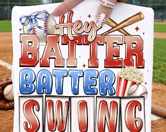 Retro Baseball Batter Batter Swing PNG, Checkered Baseball Coquette Png, Game Day Baseball Coquette Png, Baseball Mom Png,Baseball Shirt Png