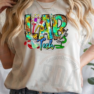 Lab Tech Western Sublimation Design (PNG Download) - Etsy