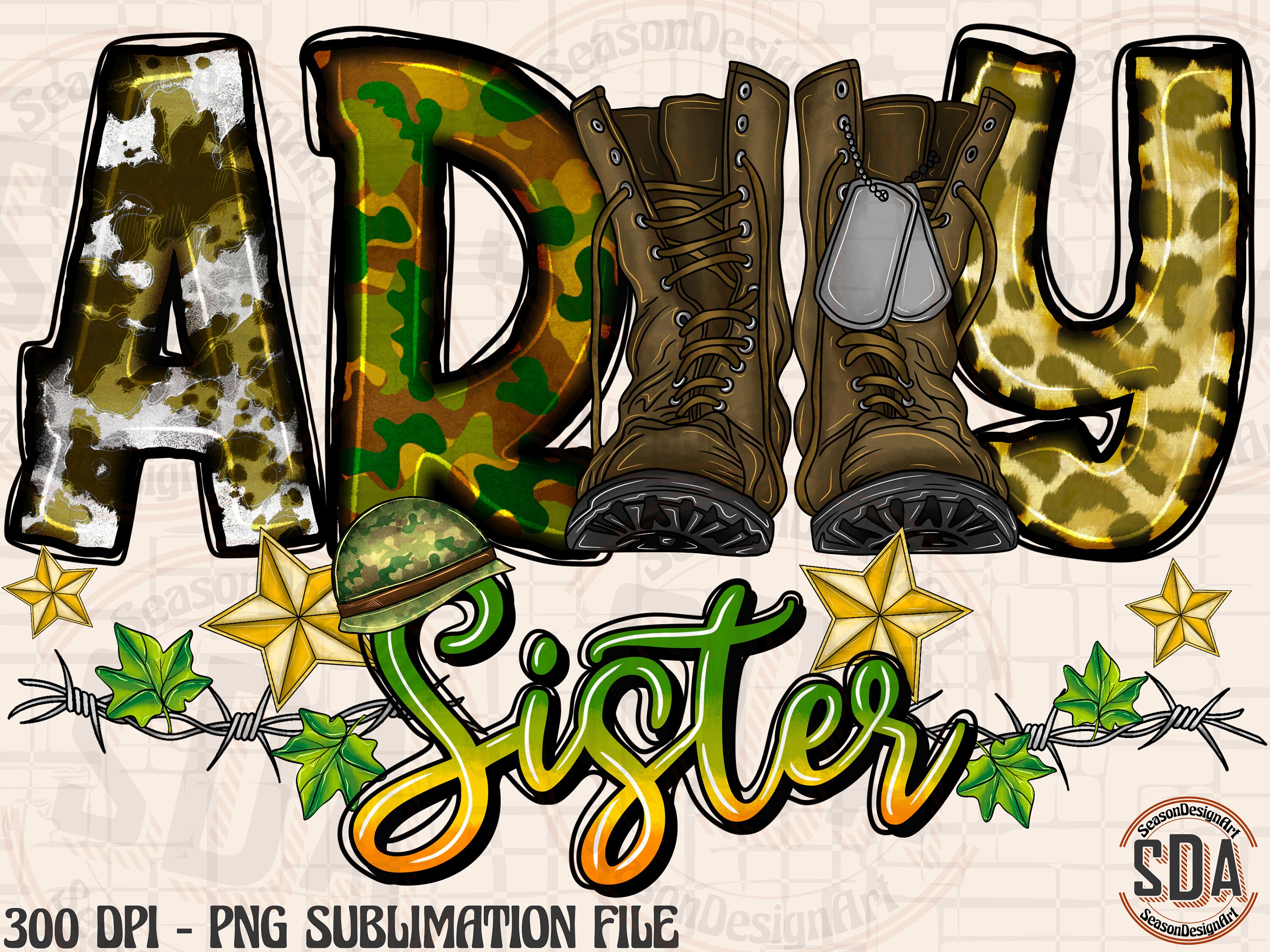 Army camo cowboy boots top