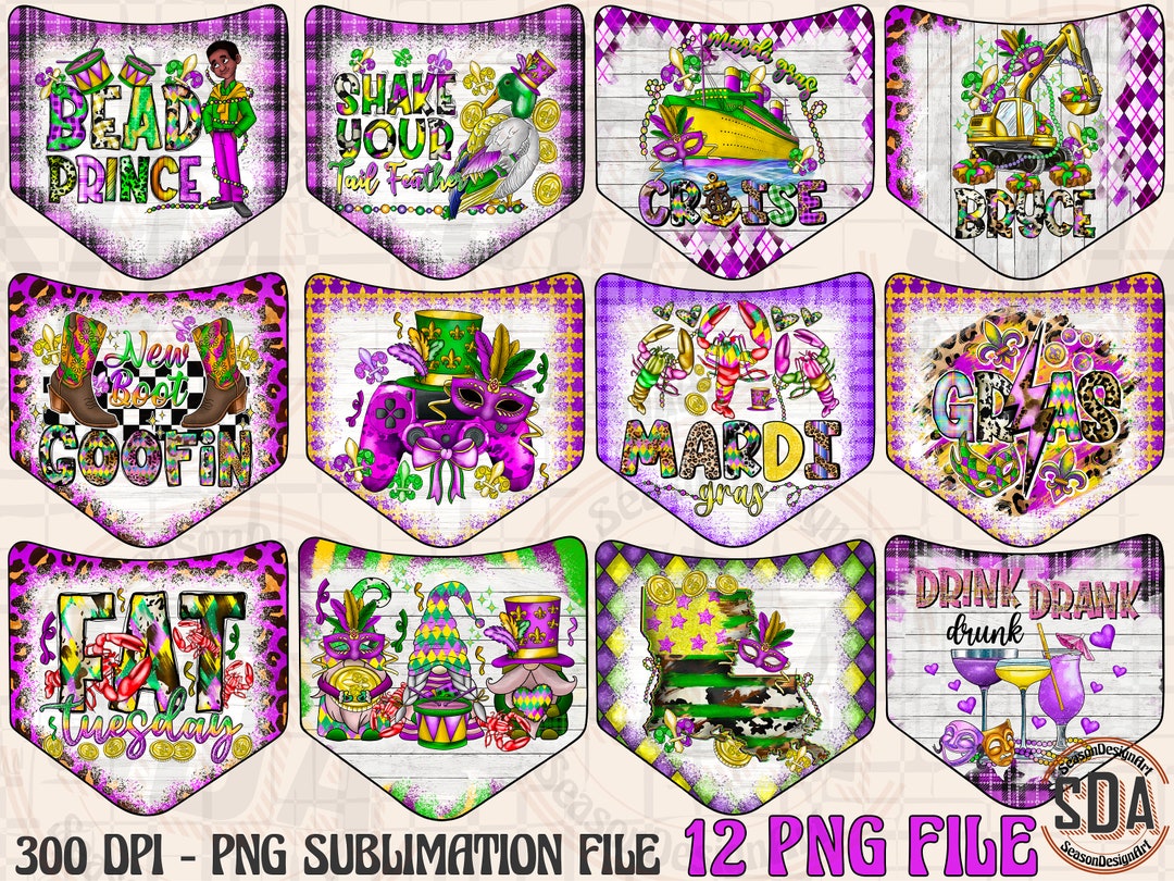 mardi gras cardstock