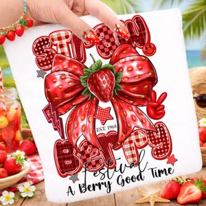 Strawberry Png, Strawberry Festival 1968 Png, A Berry Good Times Png, Strawberry Lovers Png, Trendy Strawberry Png, Summer Png