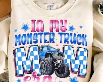 Monster Truck Mom Era PNG - Sublimation Design (Digital File)