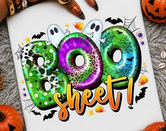 Halloween Boo Sheet Png, Trendy Halloween Lover Shirt Design, Funny Fall Png, Halloween Png, Ghost Png, Fall Png, Pumpkin, Digital Download