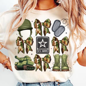 Army Bow Military Png, Army Family Day Png, Army Png, Soldier Mom Png, Veterans day png, Patriotic png, 4th Of July png, Soldier Png, Army