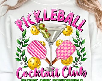 Pickleball Social Club PNG: Preppy Coquette Shirt Design (Digital Download