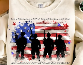 Patriotic Veterans Day PNG: Land of the Free (Digital Download)
