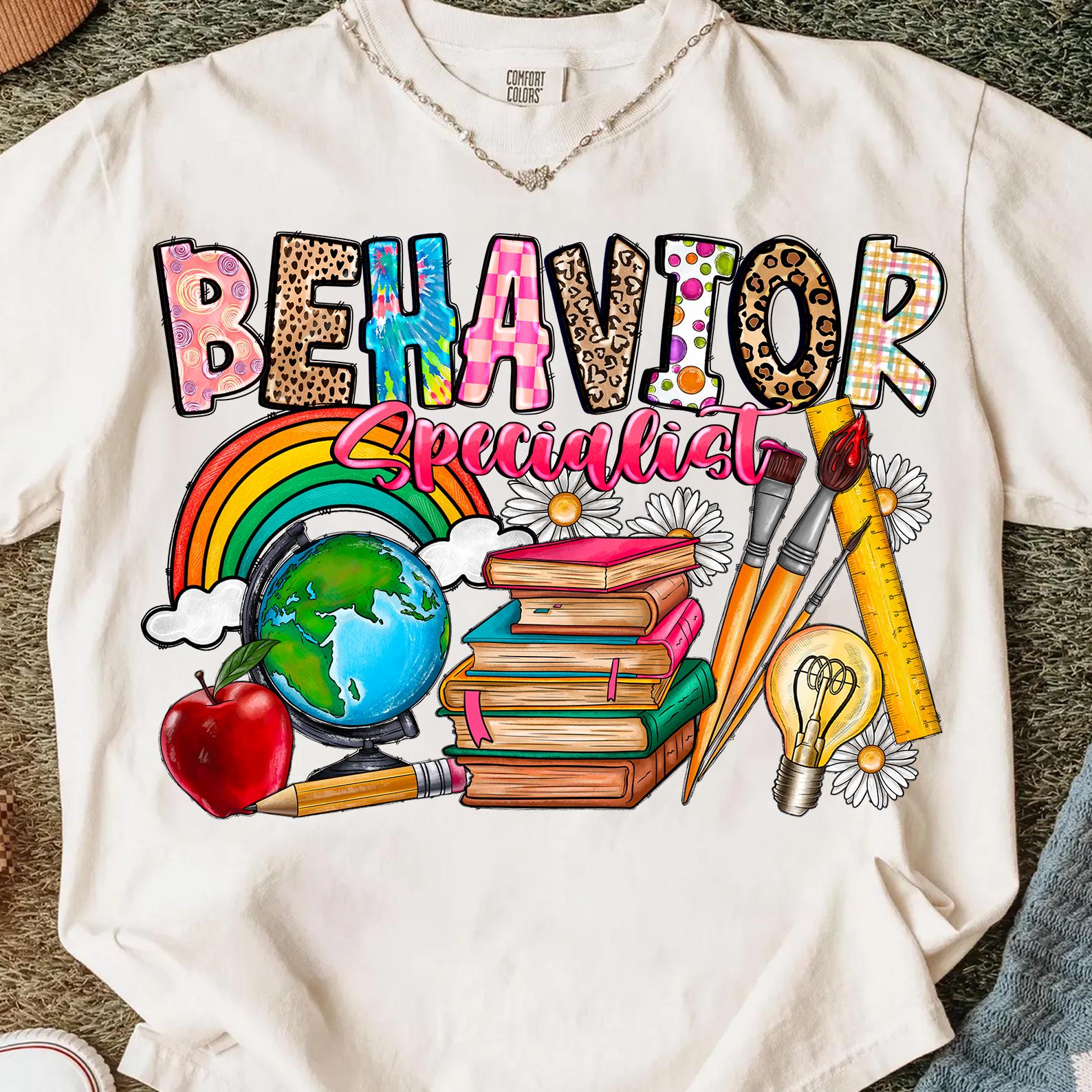 Behavior Specialist Sublimation PNG Design, Behavior Therapist ...
