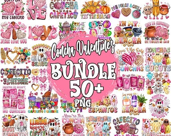 Concha Valentine's Bundle Png, Valentine Png, Mexican Valentine Bundle Png, Conchas Pan Dulce Heart PNG Digital Download, Western Valentine