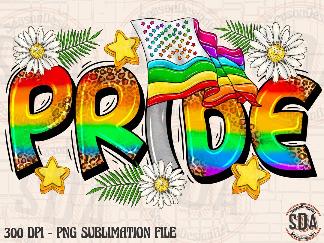 Pride Png Sublimation Design Download, LGBTQ Png, Colorful Png Design ...
