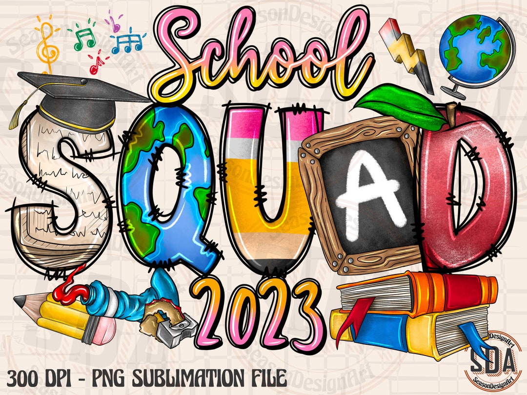 School Squad 2023 PNG, School Squad Png, School Squad Design, Teacher ...