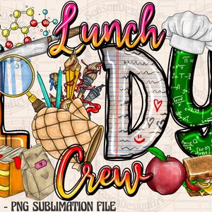 Lunch Lady Crew Png,Lunch Lady Sublimation Design, Lunch Lady, Lunch Lady Clipart, Kitchen Equipment Png, Lunch Lady Life, Digital Download