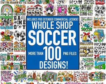 100+ Soccer PNG Bundle, Soccer Mama Bundle PNG, Soccer Mom Png, Game Day Sports Shirt Design, Soccer Bow png, Coquette Bow PNG Bundle
