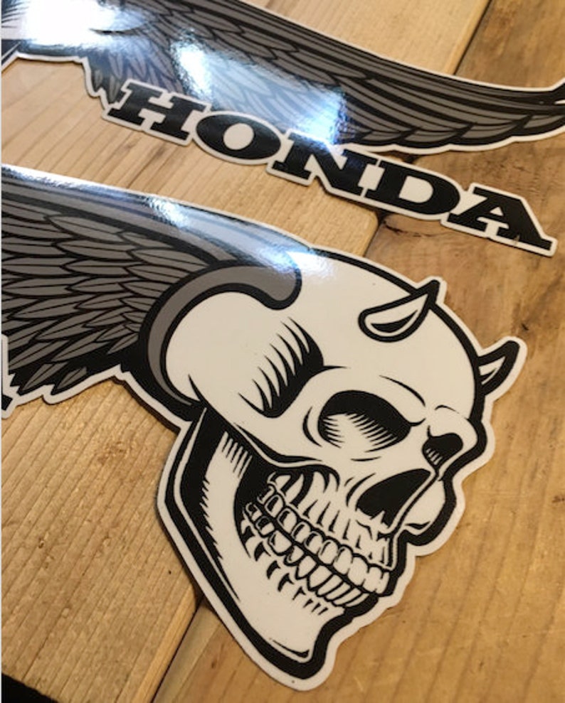 Honda Atc70 Custom Tank Decals Etsy