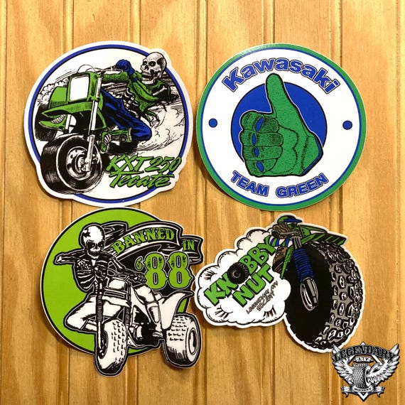 Kawasaki Tecate / KXT Tecate 250 Sticker Combo Pack! / 3 Wheeler