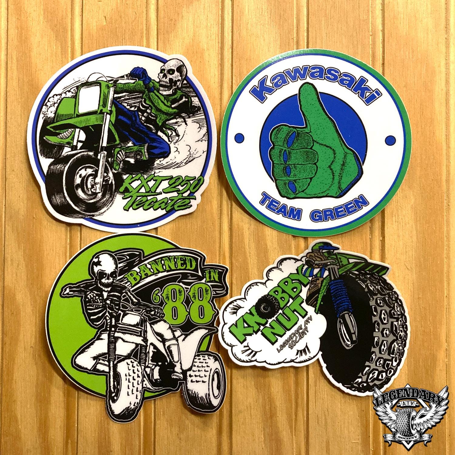 Kawasaki Tecate / KXT Tecate 250 Sticker Combo Pack! / 3 Wheeler