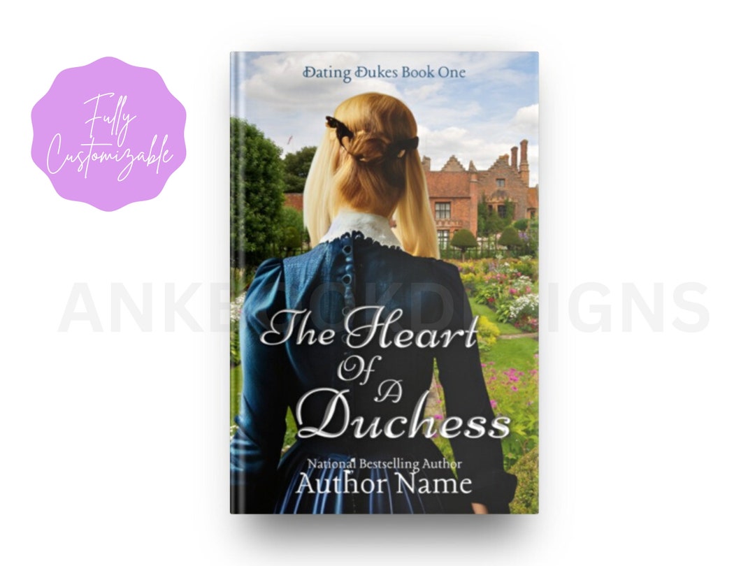 Premade Historical Romance Book Cover Regency Romance Book Etsy