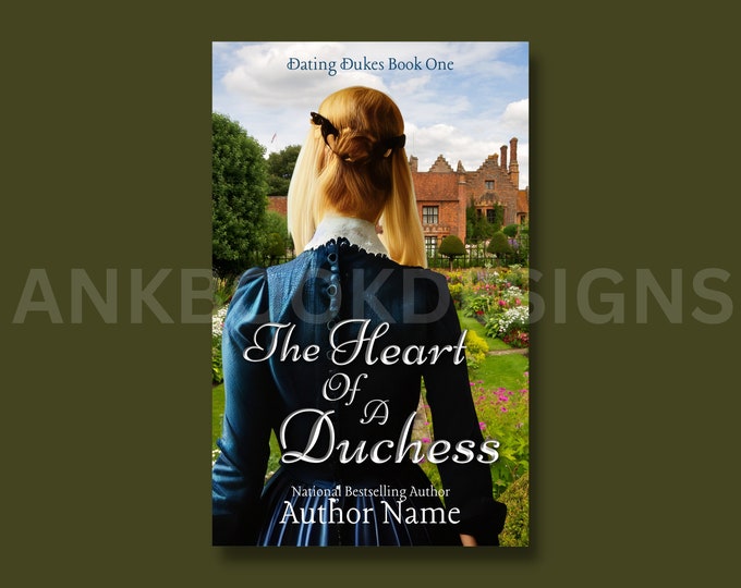 Premade Historical Romance Book Cover Regency Romance Book Etsy