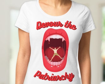 Devour the Patriarchy - Women’s feminist organic cotton t-shirt