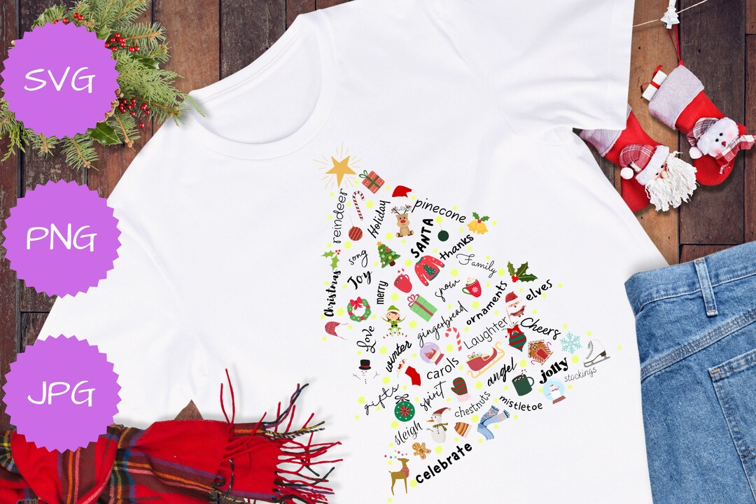 Christmas Tree SVG, Christmas SVG, Christmas Shirt SVG, Winter Svg