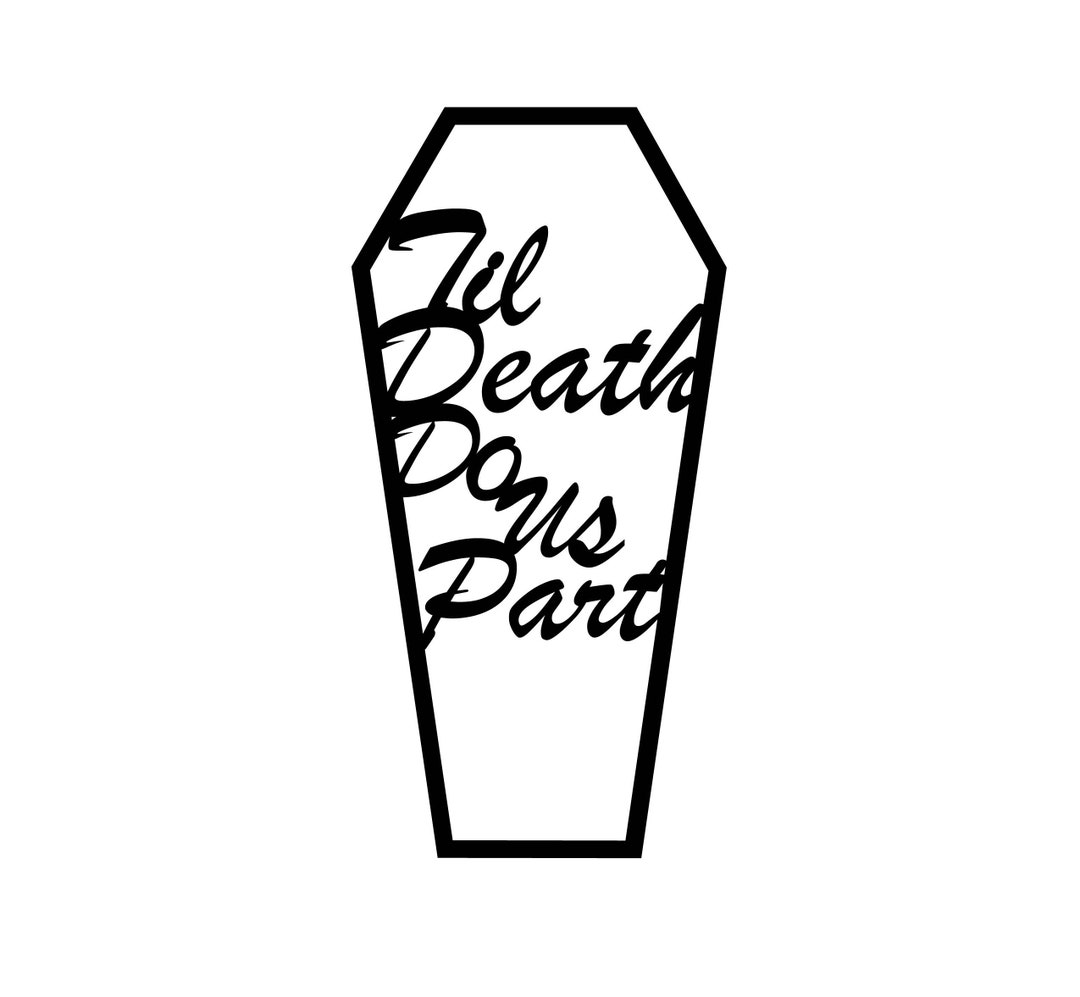 Til Death Do Us Part Url Card Til Death Do Us Part SVG - Etsy