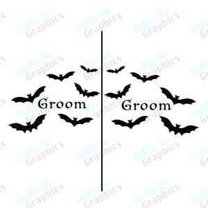 Bräutigam und Bräutigam SVG | Halloween Verlobung SVG | Til Death Do Us Part Themed svg | LGBT Halloween Hochzeit svg | Geschnittene Datei