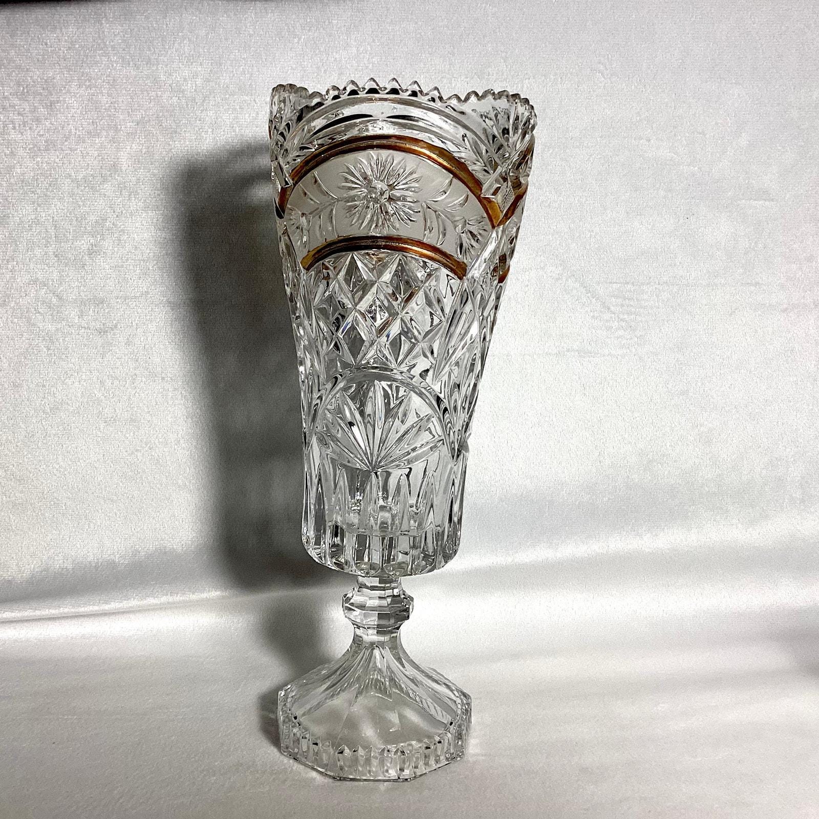 Anna Hutte Bleikristall Vase - Etsy