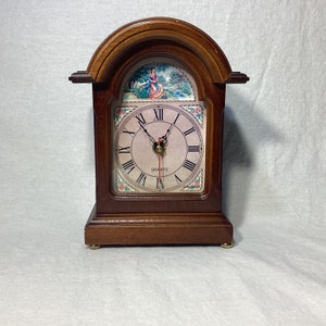 Verichron Quartz Wood Mantel Clock