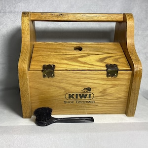 Kiwi Shoe Shine Box - Etsy