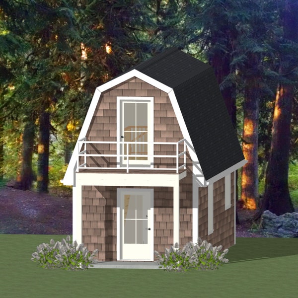 Tiny House House Plan - Cottage Barn - 576 sqft (#H5)