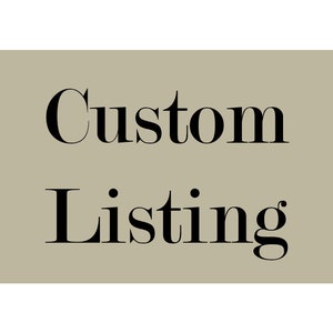 Custom Listing