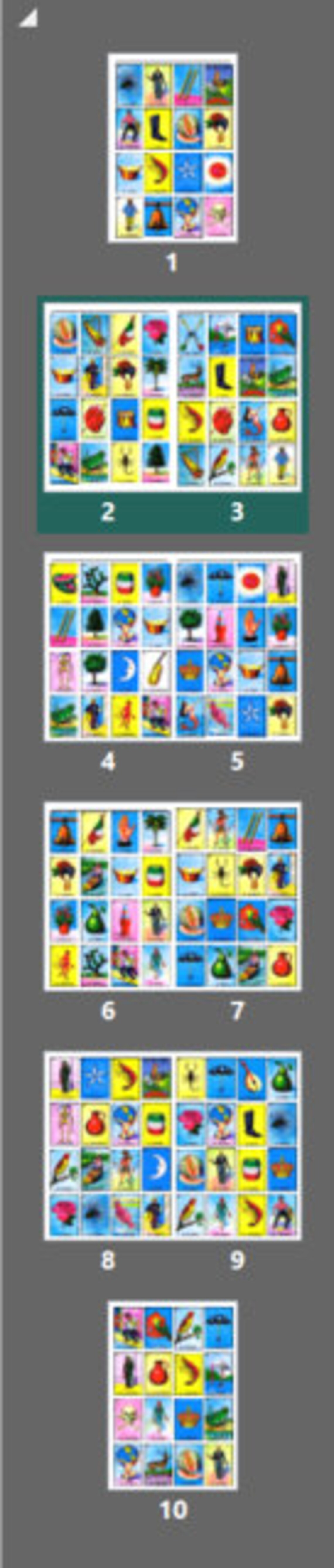 Mexican Loteria Cards for Print PDF ONLY 60 Count - Etsy Canada