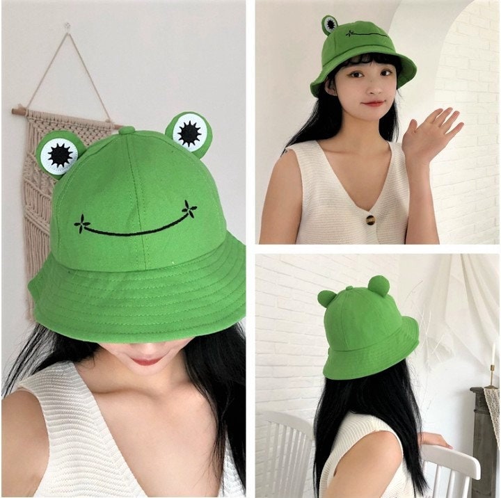 Frog Bucket Hat Etsy