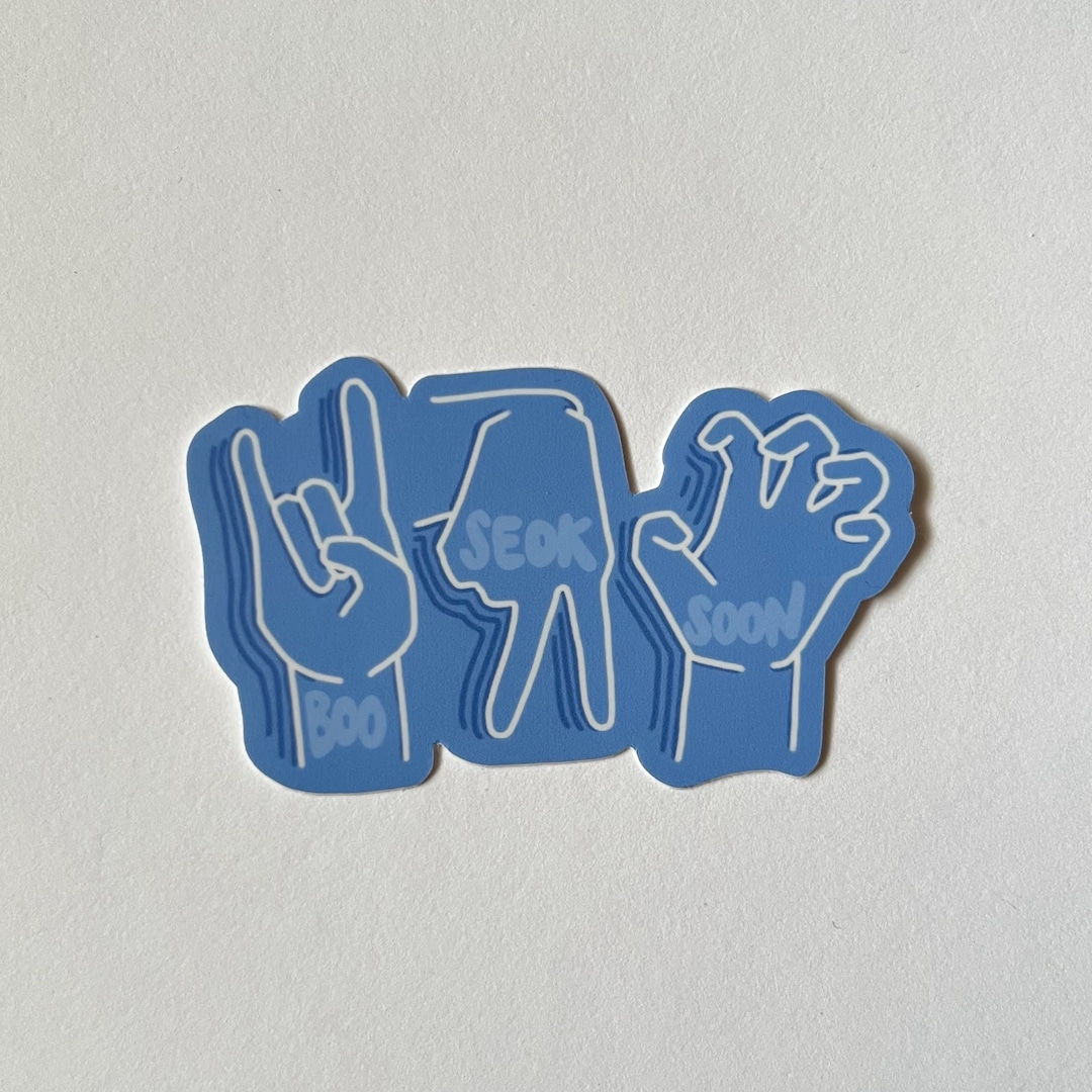 Bss booseoksoon Hand Signs Sticker Etsy housing-zoning-definitions-engine-6