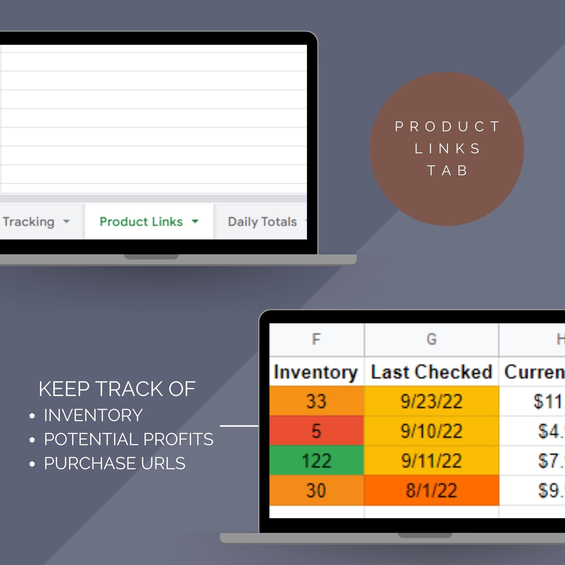Image 2 for Inventory Dropship Spreadsheet Template