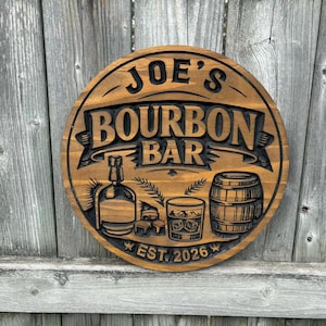 Custom Bar Sign | Personalized Wood Sign | Wooden Bar Sign | Custom Engraved Wood Sign | Irish Pub Sign | Drinking Sign