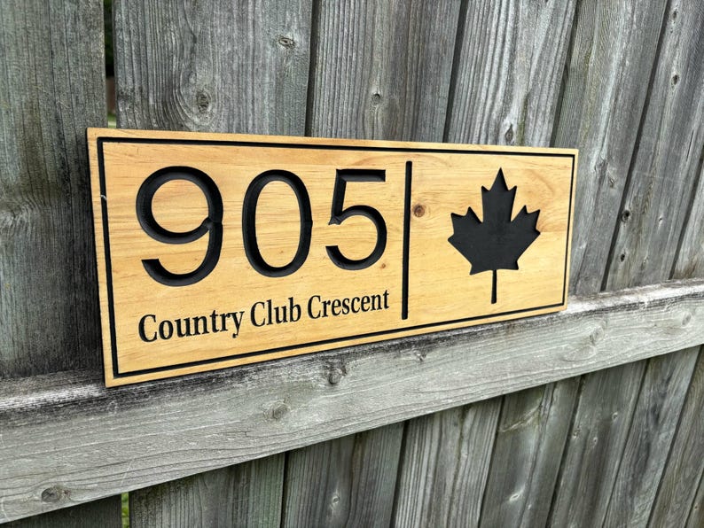 Personalized Outdoor Address Sign – Custom House Number, Cottage, Cabin ...