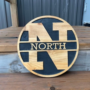 Wood Monogram Sign | Custom Wooden Name Sign | Personalized Outdoor Wood Sign | Custom Engraved Wood Sign | Family Name Plaque