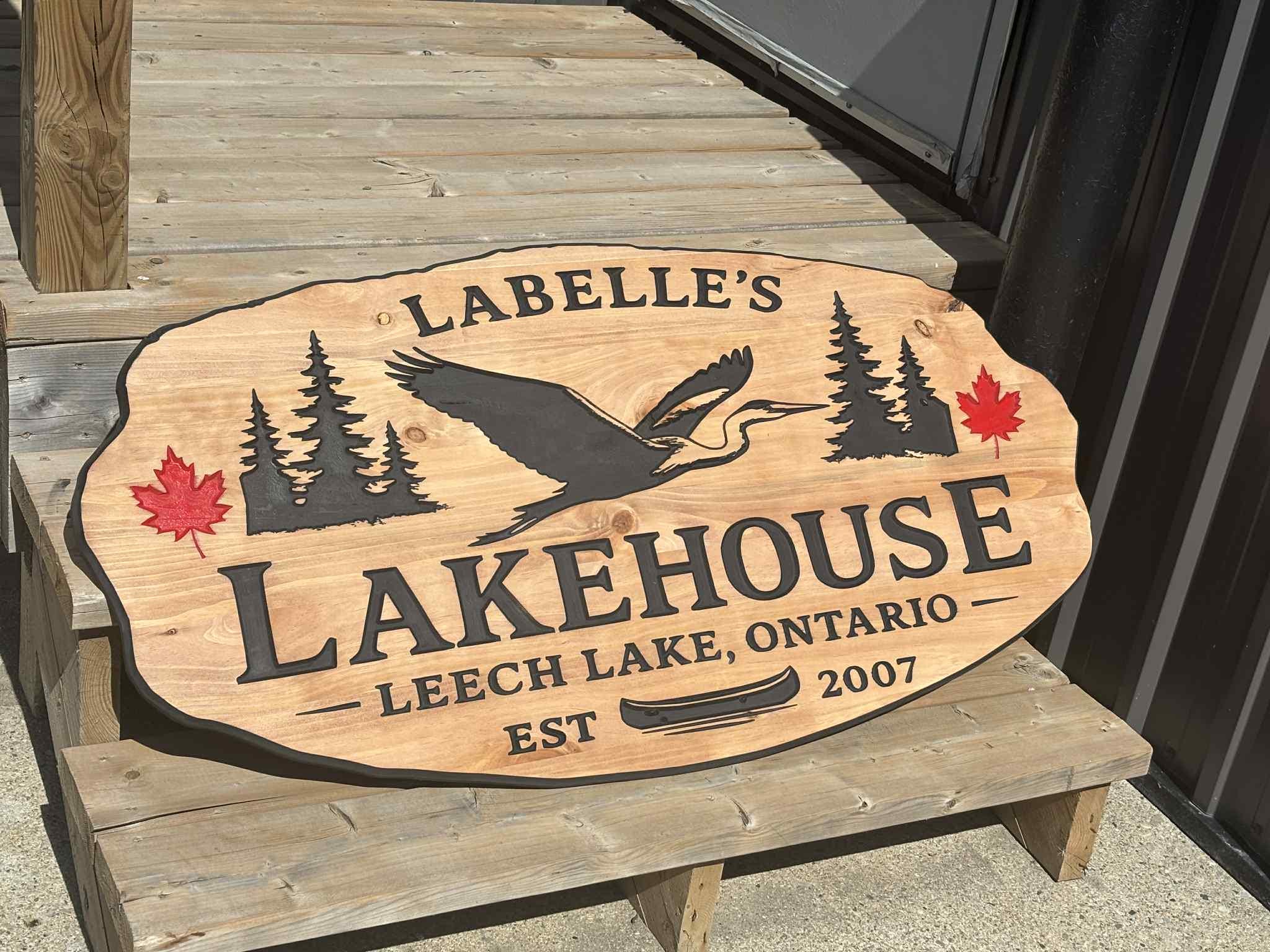 Personalized Rustic Address Sign – Custom Wood House Number, Cabin ...