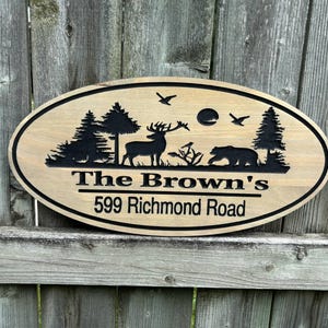 House Number Sign | Street number | Address plaque | Home number signage | Wood Number Sign | Rustic address sign | Custom Outdoor Sign