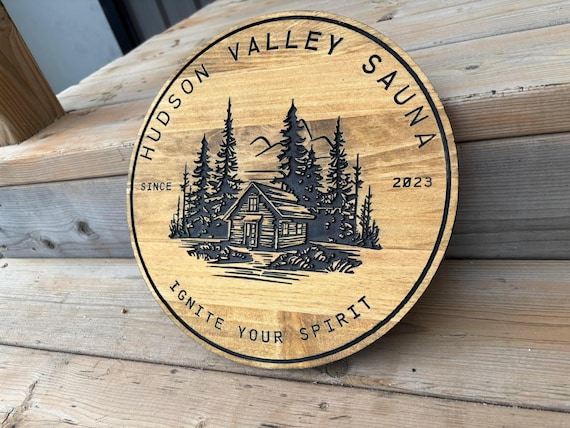 Custom Logo Sign | Personalized Wood Sign | Custom Wall Art | Living Room Decor