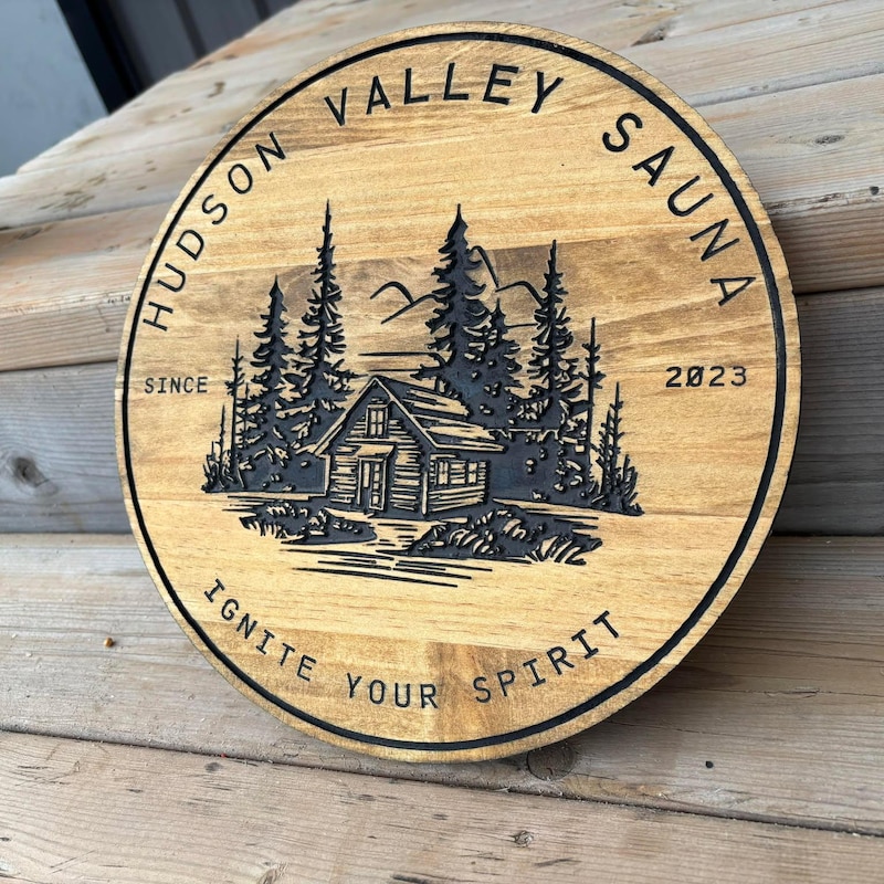 Custom Logo Sign, Personalized Wood Sign, Custom Wall Art, Living Room Decor