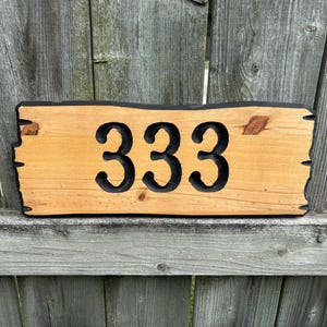 House Number Sign | Street number | Address plaque | Home number signage | Wood Number Sign | Rustic address sign | Custom Outdoor Sign
