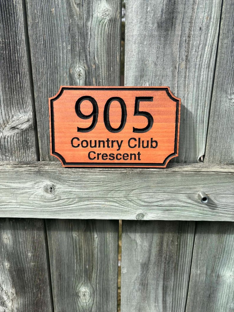 Numbers Address Sign | Home Address Plaque | Personalized Gift | House ...