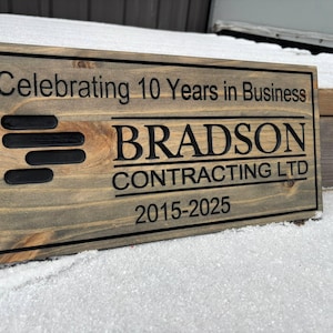 Custom Rustic Business Sign | Custom Engraved Name Sign | Business Name Sign | Personalized Family Name Sign | Logo Engraving