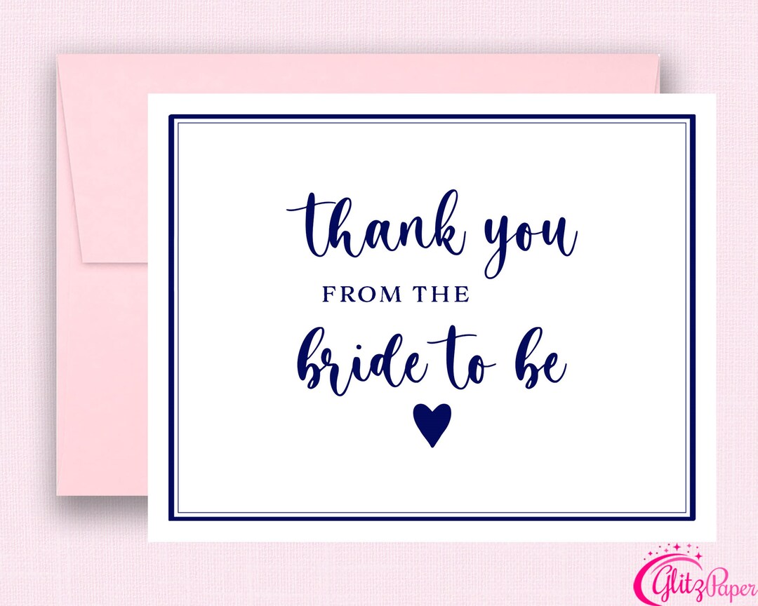 Personalized Wedding Thank You Cards Personalized Wedding Etsy