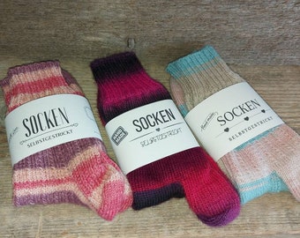 Socks Banderole Printable Packaging Knitted Socks Socks Banderole 3 motifs per sheet Motif III.