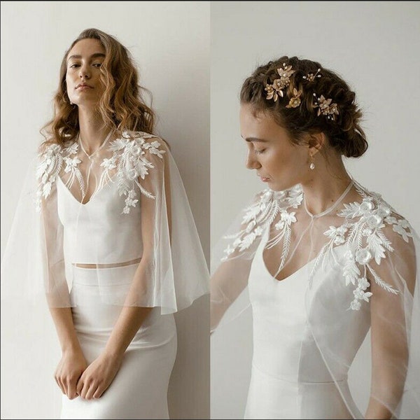 Bridal Robe | Bridal Capelet | Bridal Shrug | Bridal Cover Up |