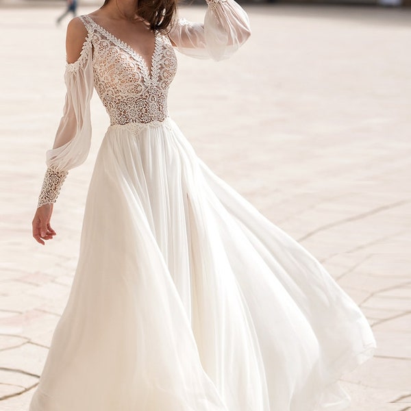 Tulle Dress | Modest Wedding Dress | Princess Dress | Modern Wedding Dress |