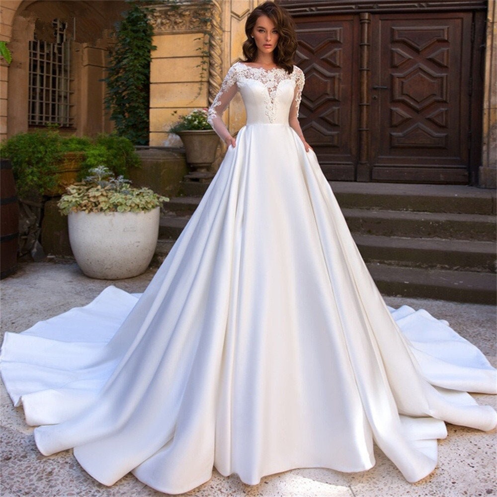 Ball Gown Wedding Dress -  UK
